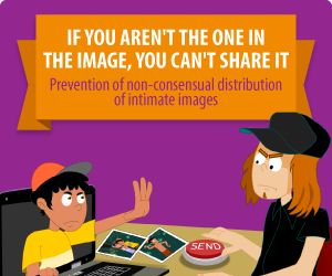 If you aren't the one in the image, you can't share it - Prevention of non-consensual distribution of intimate images